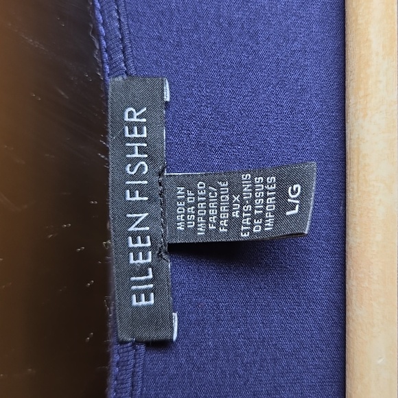 Eileen Fisher Viscose Rap Sleeveless Stretch  Midi Shift Dress - Picture 7 of 9